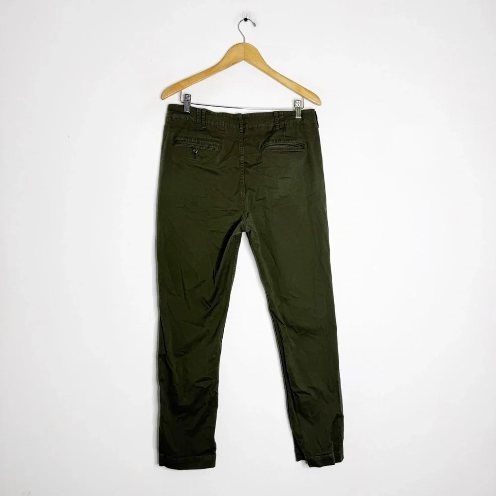 BEAMS Men’s Olive Green Chino Pants Size Large